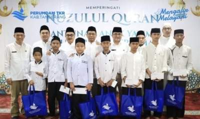 Perumdam TKR Tangerang Peringati Nuzulul Qur&rsquo;an, Santuni Anak Yatim dan Pererat Silaturahmi