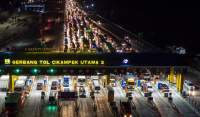Ilustrasi ruas jalan tol.