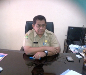 Kadis pendidikan saat ditemui dikantornya oleh wartawan detakbanten.com