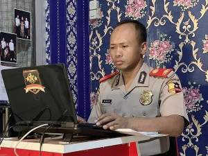 Cegah Covid 19, Serdik Sespimmen Angkatan 60 Asal Polda Banten, Ikuti Kuliah Jarak Jauh