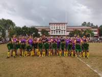 PWI kab Tangerang gelar futsal bersama rutan Jambe.