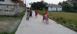 Anak - Anak di Desa Waliwis Ikut Ceria Merasakan Program TMMD 0510 Tigaraksa