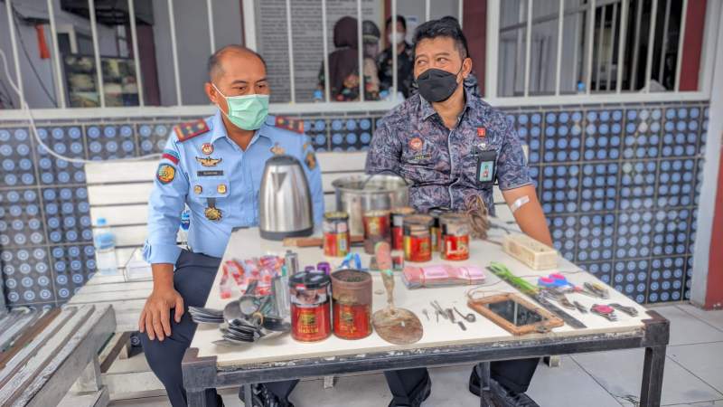 Lapas Klas IIA Narkotika Digeledah Kadivpas Kemenkumham Babel