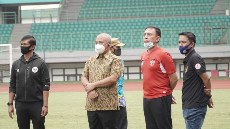 Pantau Langsung TC Timnas U-16, Ketum PSSI M Iriawan Berikan Motivasi
