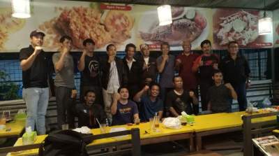 Anggota Komisi lV DPRD Tangsel, Suhari Wicaksono (nomor 4 dari kiri) saat menggelar reses di perumahan Pondok Maharta.
