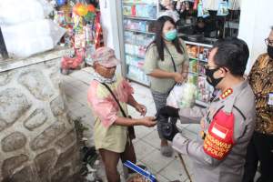 Kapolresta Tangerang Tegur Pedagang Yang Tidak Gunakan Masker