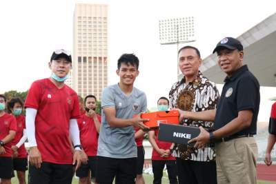 Ketum PSSI dan Menpora Berikan Motivasi dan Arahan ke Timnas U-19