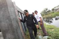 Arief Sidak Jembatan Total Persada yang Akan Dibangun