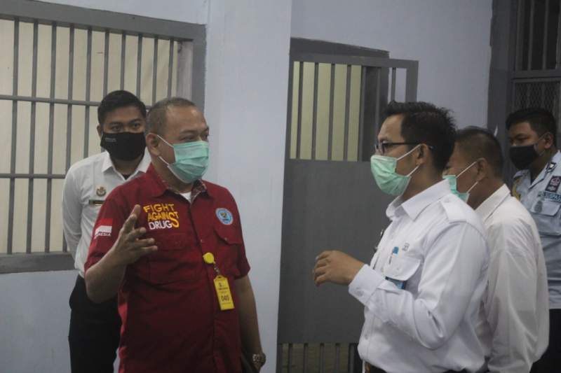 BNNP Banten Tinjau Blok Khusus Rehabilitasi Medis dan Sosial di Lapas Cilegon
