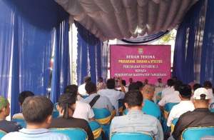 Dinas Perumahan, Pemukiman dan Pertanahan Kabupaten Tangerang menghadiri Acara Penyerahan PSU Dua Pengembang Perumahan