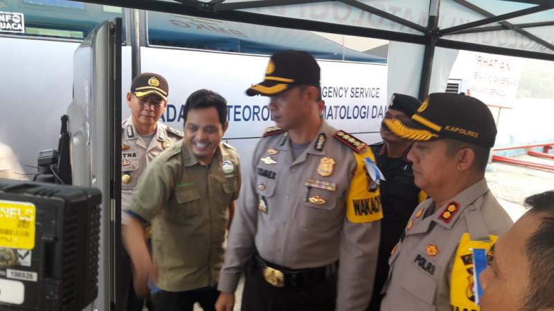 Wakapolda Banten Kembali Tinjau Pelabuhan Merak