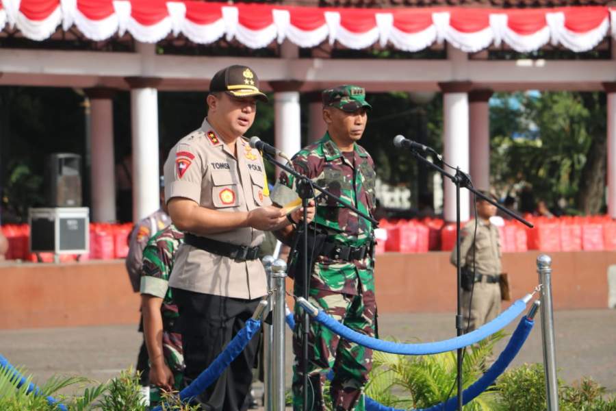 9.000 Pasukan Gabungan, Hadiri Rapat Umum Pemilu 2019 Alun Alun Kota Serang