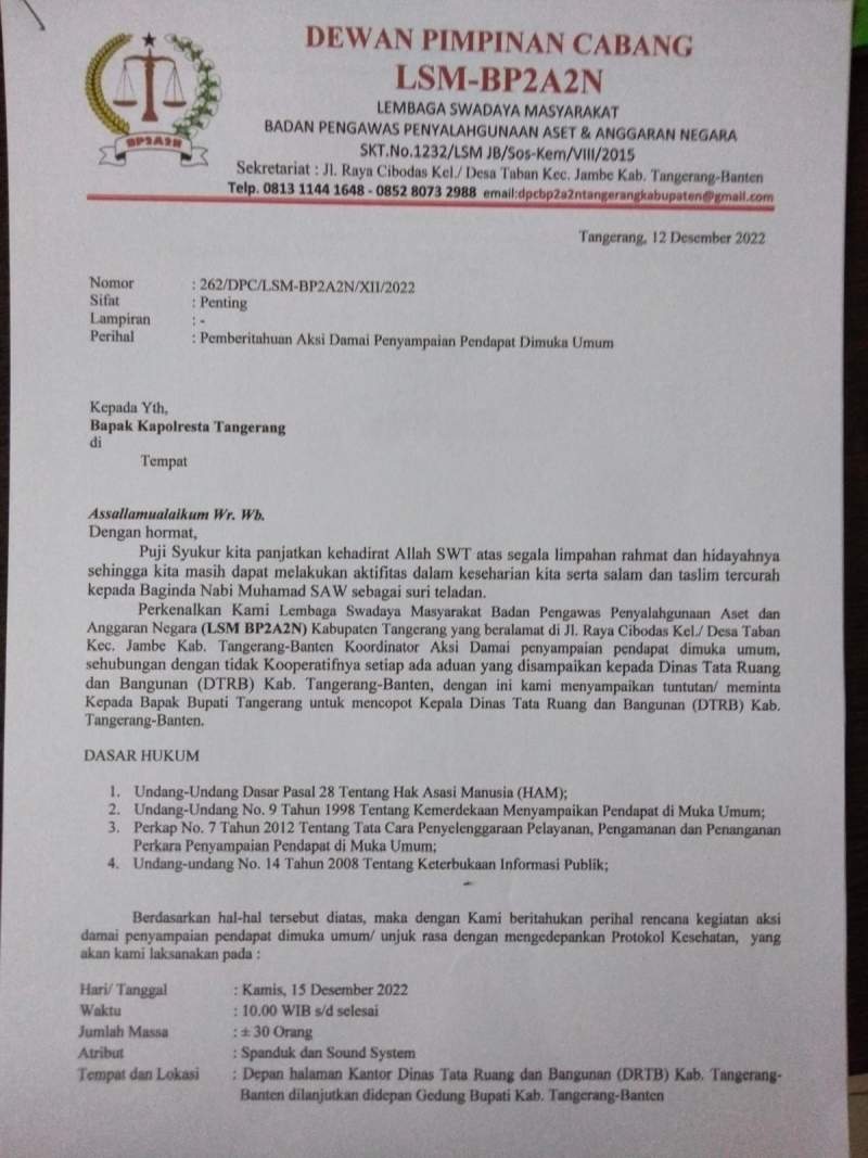 Diminta Dicopot, Kadis DTRB Bakal Didemo