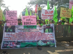 Tiga Karyawan BJ Home Dimutasi, SBSI 1992 Turun Aksi