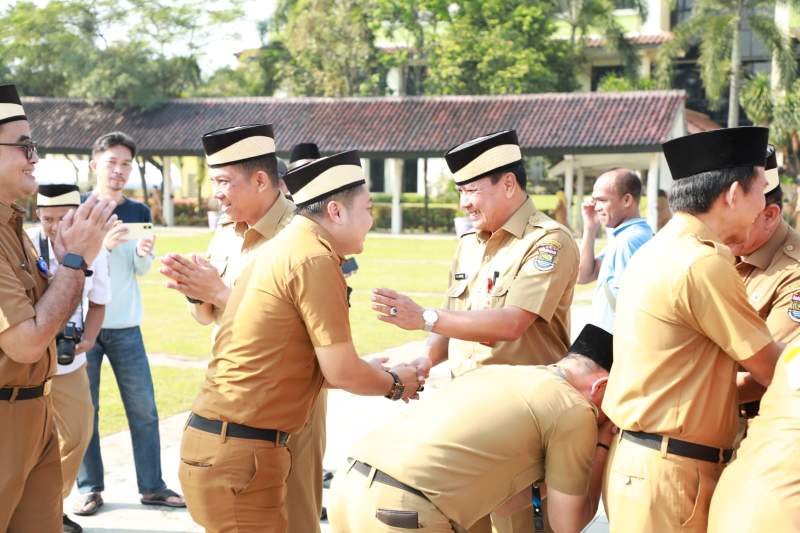 Hari Kerja Pertama, Pemkab Tangerang Gelar Halal Bihalal