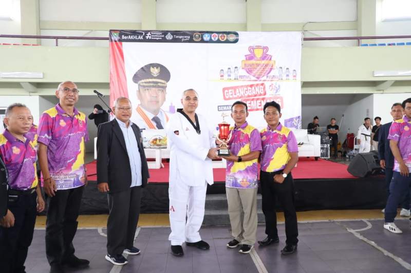 Zaki Buka Kejuaraan Taekwondo Piala Bupati Cup Tingkat Pelajar