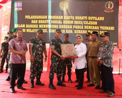 Pasca Tsunami, Bupati Serang Pastikan 290 Bangunan Diperbaiki