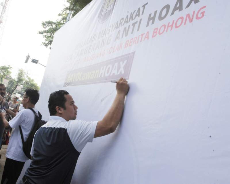 Arief Kampanye Lawan Hoax