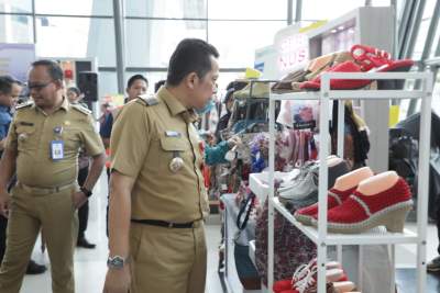 Pj. Bupati Tangerang Buka Pameran Produk UMKM Di Bandara Soekarno Hatta