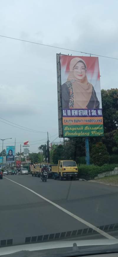 Slogan Dewi di Pilkada 2024, Bergerak Bersama Pandeglang Maju