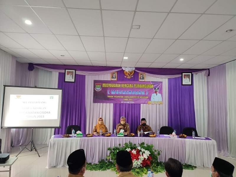 Gelar Musrenbang, Kecamatan Cisoka Prioritaskan Infrastuktur