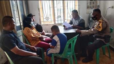 Polsek Air Joman Polres Asahan Bersama Kepala Desa Problem Solving Terhadap Pencurian Buah Kelapa