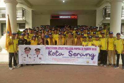 Dalam Apel Wakil Walikota Serang Lepas Atlet Popda IX