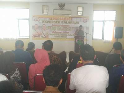 Lepas sambut Kapolsek Balalaja, Kabupaten Tangerang.