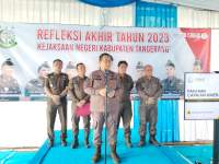 Refleksi Akhir Tahun, Kejari Kab Tangerang Paparkan Capaian Kinerjanya