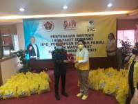 IIPG Meriahkan HPN 2021 Lewat Bantuan Sembako untuk Masyarakat