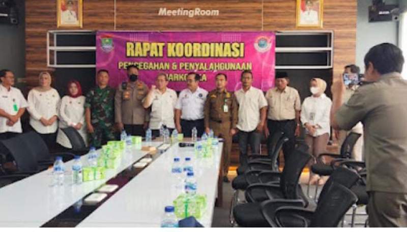 Kades dan Lurah di Sepatan Ikuti Rakor Penyalahgunaan Narkoba