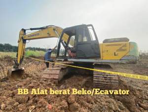 Langgar UU Pertambangan, Polsek Balaraja Tahan Pengelola Galian Tanah