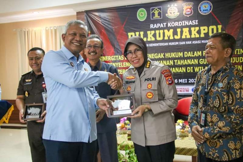 Rakor Dilkumjakpol, Satukan Persepsi “Overstaying Tahanan” Bagi Aparat Penegak Hukum di Wilayah Banten