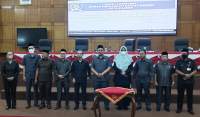 Pimpinan DPRD Cilegon dan Pimpinan AKD usai Paripurna Perombakan susunan Pimpinan dan Anggota AKD