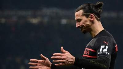 Pemain AC Milan, Zlatan Ibrahimovic. (AFP)