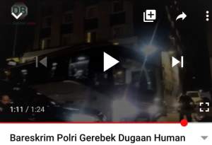 Video Saat Bareskrim Polri Gerebek Dugaan Human Trafficking di Hotel Vanesia