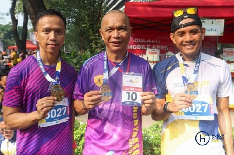 Jamintel Prof Reda Manthovani Ikuti HukumOnline Run 2024