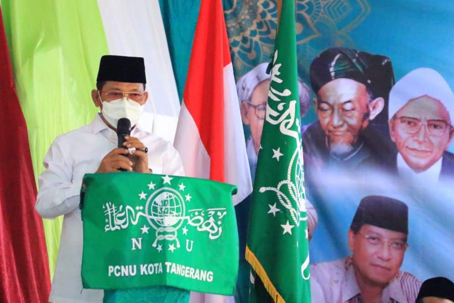 Sinergitas Tetap Terjaga, Itu Harapan Wakil Walikota Tangerang Saat Menghadiri Pelantikan PCNU