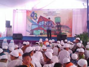 HUT Ke 43 , PDAM TKR Gelar santunan Anak Yatim