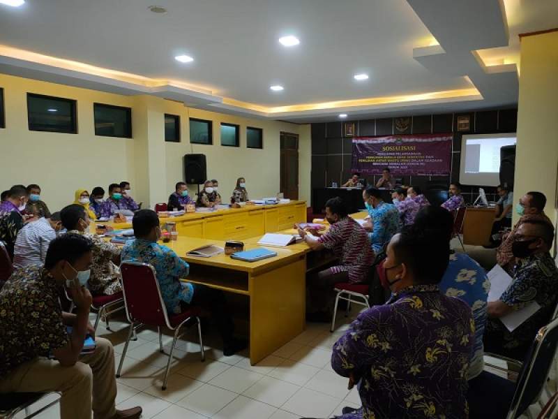 Bahas Pilkades Serentak, DPMPD Gelar Rakor Dengan Camat
