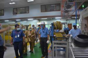 Tim Satgas Covid-19 Kabupaten Tangerang Kunjungi PT Gajah Tunggal