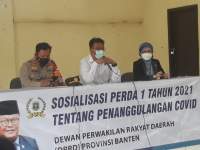 Cak Nawa Sosialisasikan Perda No.1 Tahun 2021 Tentang Penanggulangan Covid 19