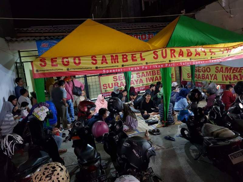 Kuliner Sego Sambel Surabaya Iwak Pe