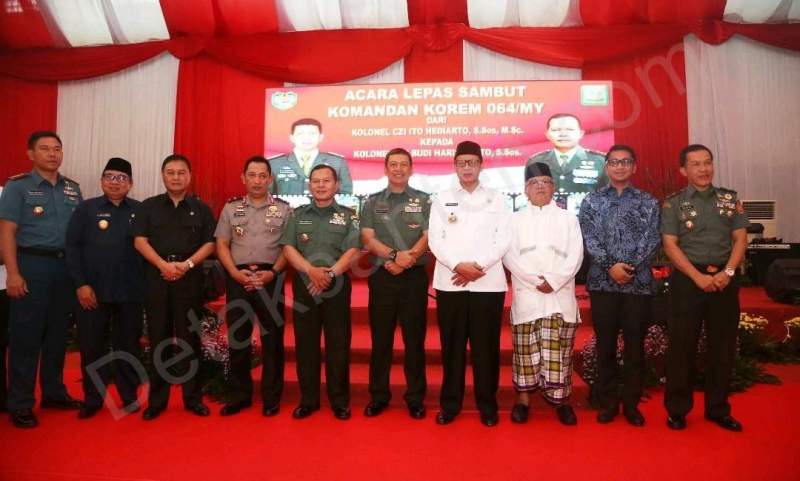Gubernur Banten Sambut Danrem O64 Maulana Yusuf yang Baru