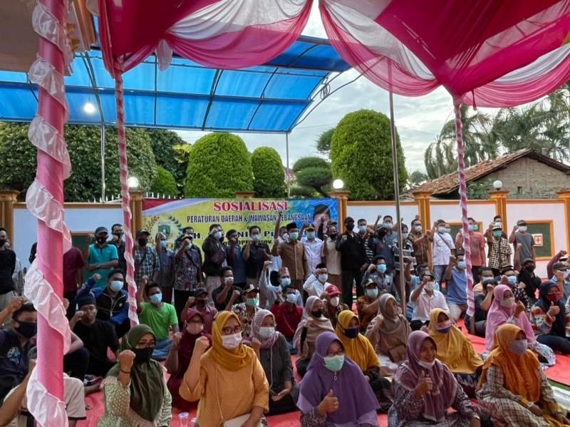 Anggota DPRD H Jaini Sosialisasikan Perda dan Wawasan Kebangsaan