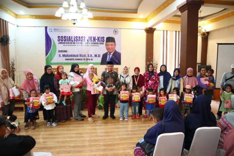 Muhammad Rizal DPR RI Gandeng BPJS Kesehatan Sosialisasi Program JKN KIS di Bonang Kelapa Dua Tangerang