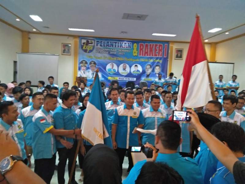275 Pengurus DPD KNPI Kabupaten Dilantik, Eeng : Program Prioritas Masalah Pengangguran