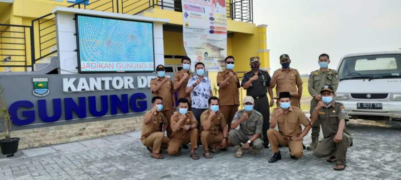 Bina Potensi Desa, Kabid Linmas Satpol PP Kunjungi Desa Gunung Sari