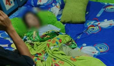 Jasad S terbujur kaku.