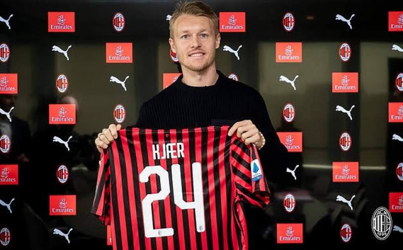 Simon Kjaer Resmi Menandatangani Kontrak Bersama AC Milan  Hingga Tahun 2022